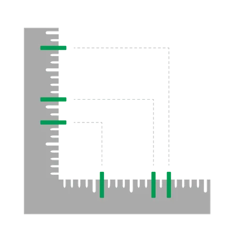 Tamaños predeterminados